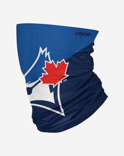Youth Toronto Blue Jays Big Logo FOCO MLB Face Mask Gaiter Scarf - Pro League Sports Collectibles Inc.