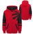 Youth Toronto Raptors Full Zip Red Black Fleece Hoodie