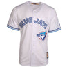Toronto Blue Jays Majestic Cooperstown Collection Cool Base White Replica Jersey - Pro League Sports Collectibles Inc.