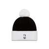 Earned Not Given Toronto Raptors Holiday Edition CS19 Black/White New Era Knit Pom Toque - Pro League Sports Collectibles Inc.