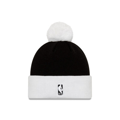 Earned Not Given Toronto Raptors Holiday Edition CS19 Black/White New Era Knit Pom Toque - Pro League Sports Collectibles Inc.