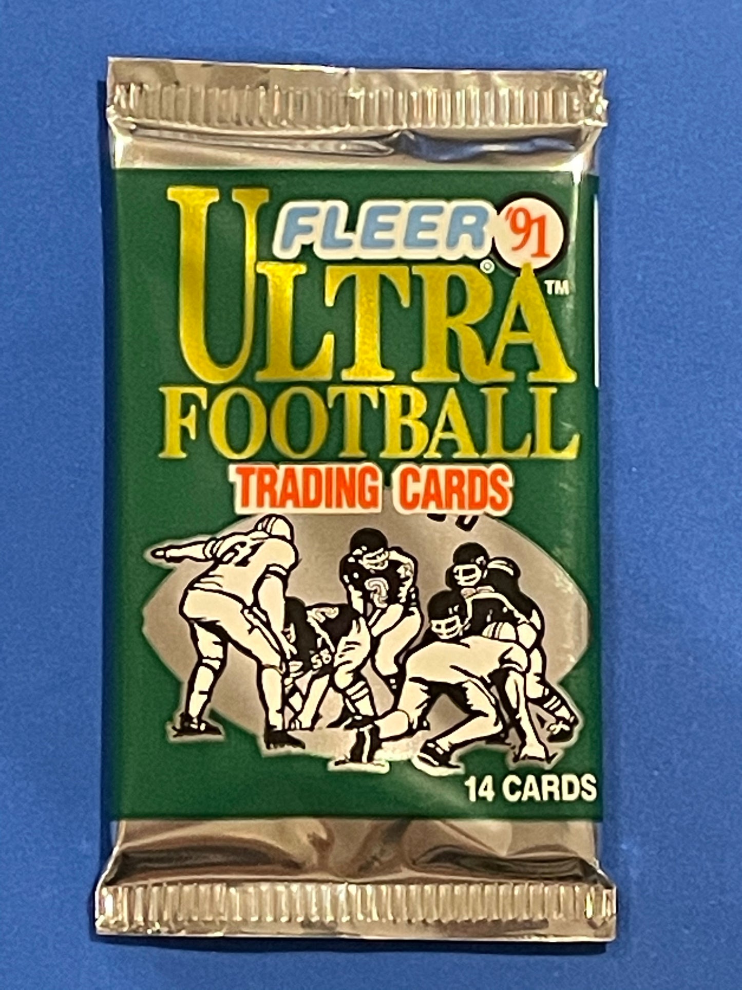 VINTAGE 1991 Fleer Ultra NFL Football Cards -1 Pack / 14 Cards - Pro League Sports Collectibles Inc.