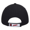 Cleveland Indians Road Navy "C" The League Black 9Forty New Era Adjustable Hat - Pro League Sports Collectibles Inc.