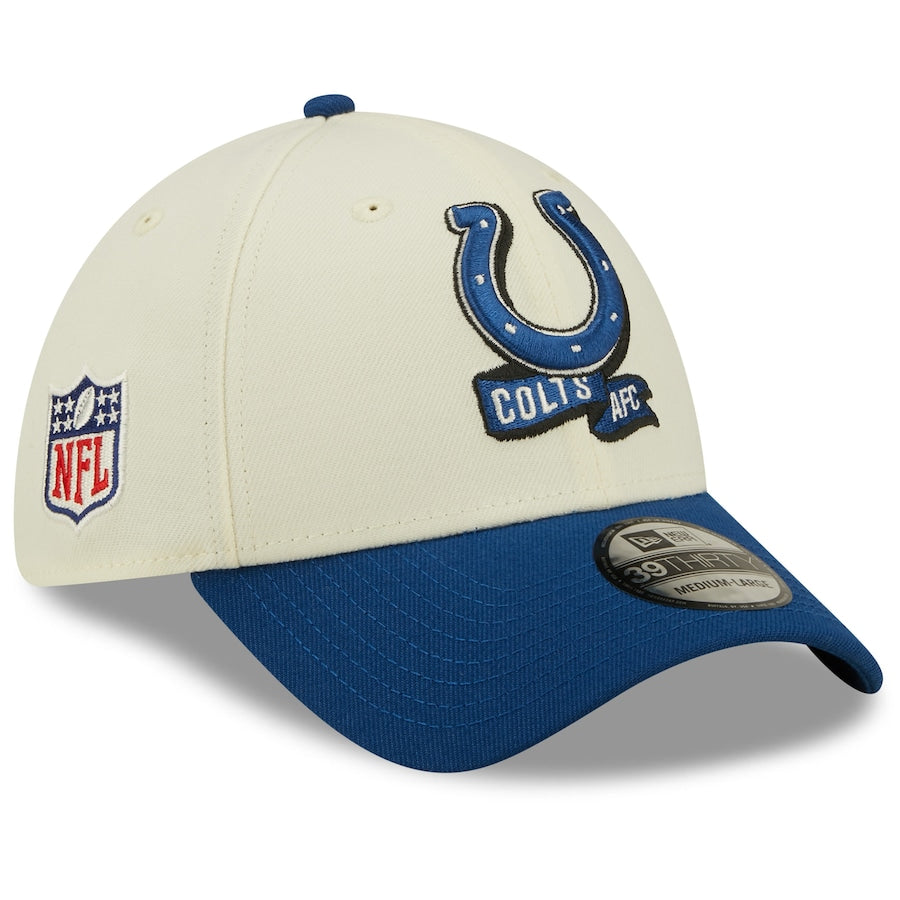 Men's New Era Royal/Black Los Angeles Rams 2021 NFL Sideline Road 39THIRTY  Flex Hat