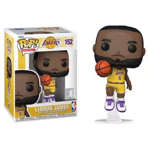 NBA POP! Funko Los Angeles Lebron James Vinyl Figure #152 - Pro League Sports Collectibles Inc.