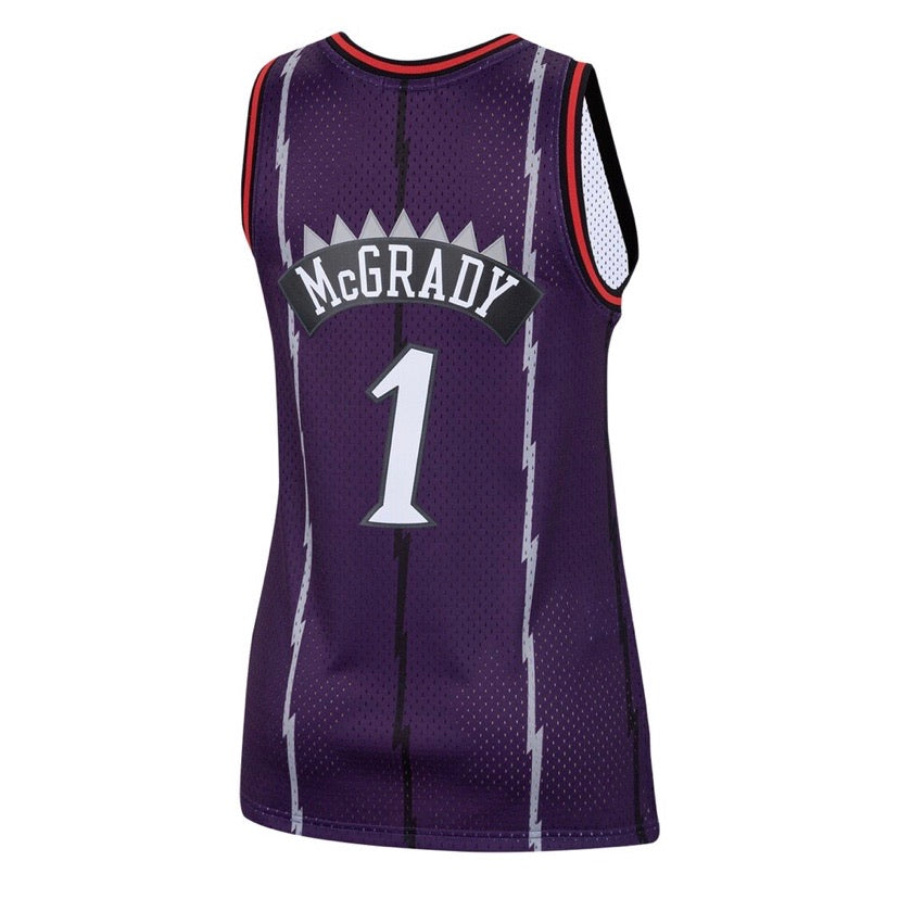 Women’s Tracy McGrady Toronto Raptors 1998-99 Purple Mitchell & Ness Hardwood Classic Swingman Jersey - Pro League Sports Collectibles Inc.