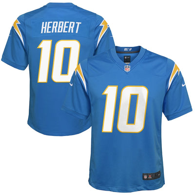 Youth Justin Herbert #10 Blue LA Chargers Nike - Game Jersey - Pro League Sports Collectibles Inc.