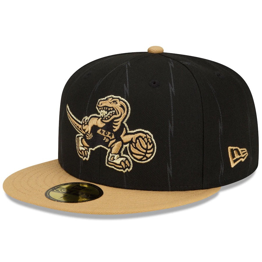 Black on black raptors hat online