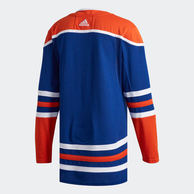 Edmonton Oilers Adidas Home - Primegreen Authentic Pro Blank Jersey - Royal - Pro League Sports Collectibles Inc.