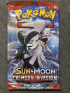 Pokémon TCG: Sun & Moon - Crimson Invasion- Booster Pack - Pro League Sports Collectibles Inc.