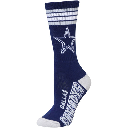 Dallas Cowboys - 4 Stripe Deuce Socks - Pro League Sports Collectibles Inc.