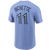 Youth Toronto Blue Jays Bo Bichette #11 Nike Powder Blue Horizon Name and Number T-Shirt