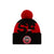 San Francisco 49ers New Era Black/Red 2020 NFL Sideline - Official Sport Pom Cuffed Knit Toque