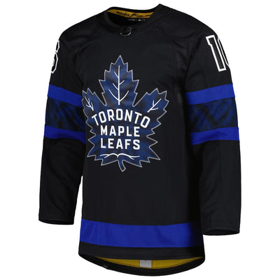Toronto Maple Leafs X Drew House Mitch Marner #16 Adidas Alternate Authentic Pro Flip Jersey - Pro League Sports Collectibles Inc.