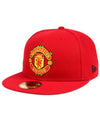 Manchester United FC Cotton Red New 59Fifty Fitted Hat - Pro League Sports Collectibles Inc.