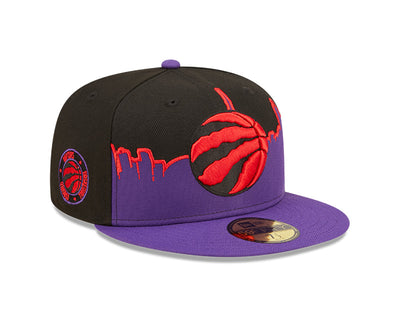 Toronto Raptors New Era Purple/Black 2022 Tip-Off 59FIFTY Fitted Hat - Pro League Sports Collectibles Inc.