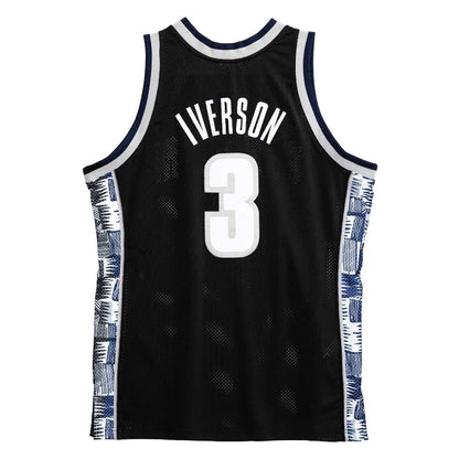 Allen Iverson #3 Georgetown Hoyas University Alternate Mitchell & Ness 1995-96 Hardwood Classic Swingman Jersey - Pro League Sports Collectibles Inc.