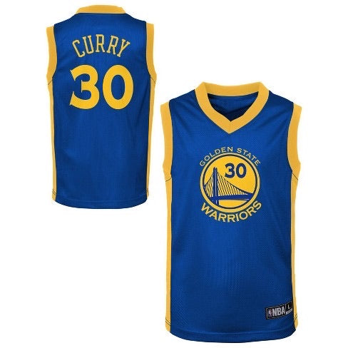 Youth adidas Stephen Curry Royal Golden State Warriors Swingman Basketball  Jersey