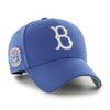 Brooklyn Dodgers 1955 1st World Series Patch 47 Brand MVP Snapback Hat - Pro League Sports Collectibles Inc.