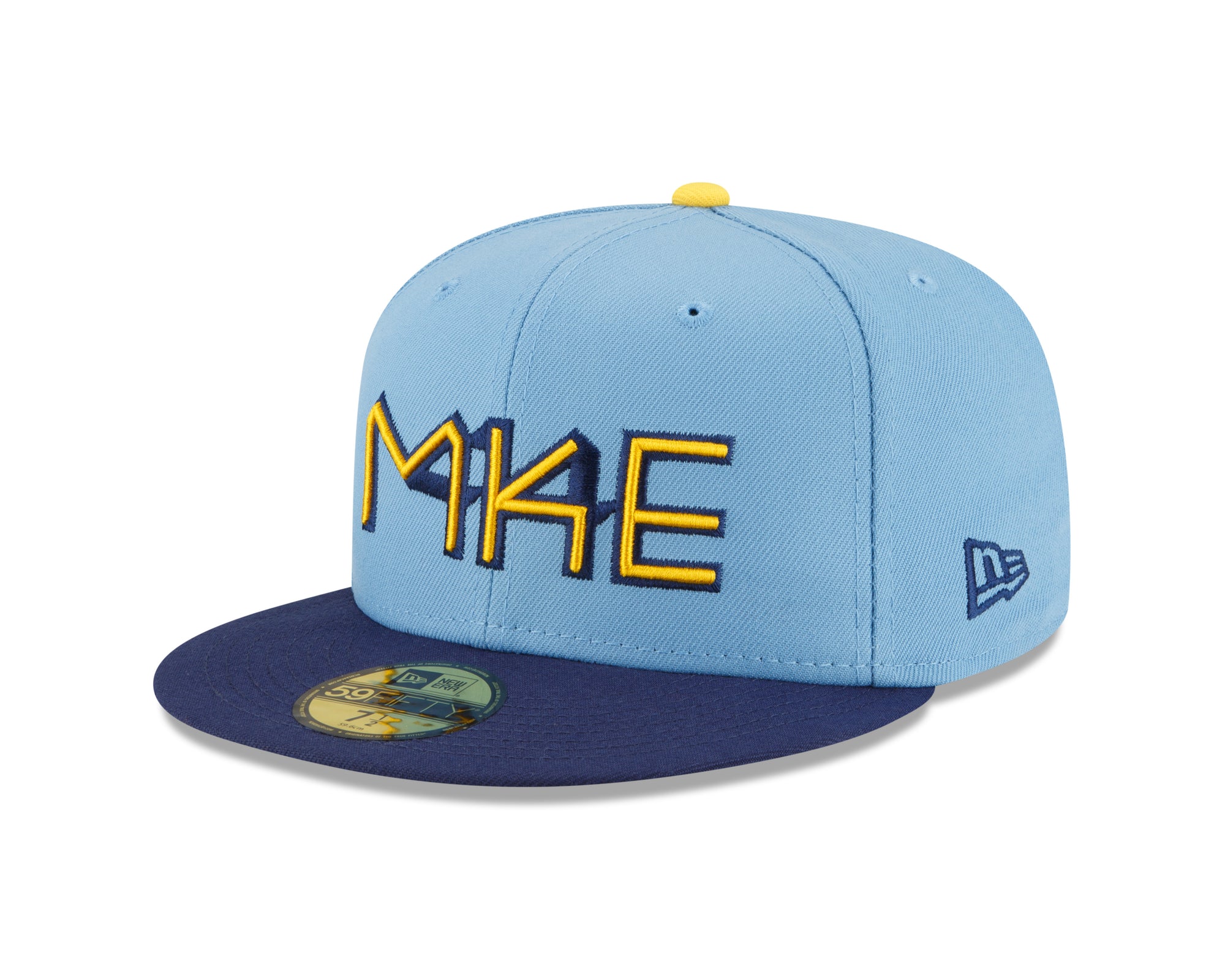 Men's New Era Navy Milwaukee Brewers Authentic Collection On-Field Low Profile 59FIFTY Fitted Hat