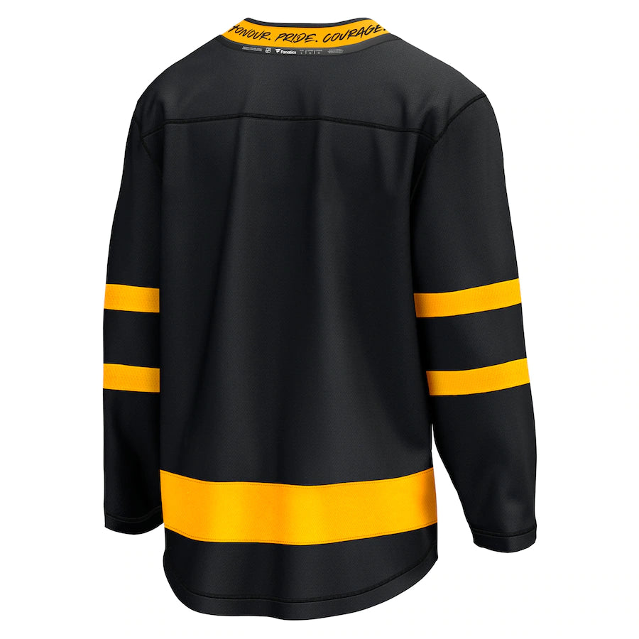 Men's Buffalo Sabres Fanatics Branded Black Alternate Premier Breakaway  Blank Jersey