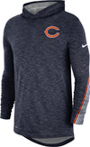 Chicago Bears Nike Sideline Line of Scrimmage Performance - Long Sleeve Hoodie T-Shirt - Pro League Sports Collectibles Inc.