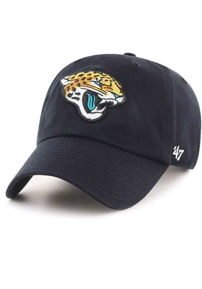 Jacksonville Jaguars Black Clean Up '47 Brand Adjustable Hat
