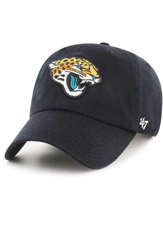 Jacksonville Jaguars Black Clean Up '47 Brand Adjustable Hat