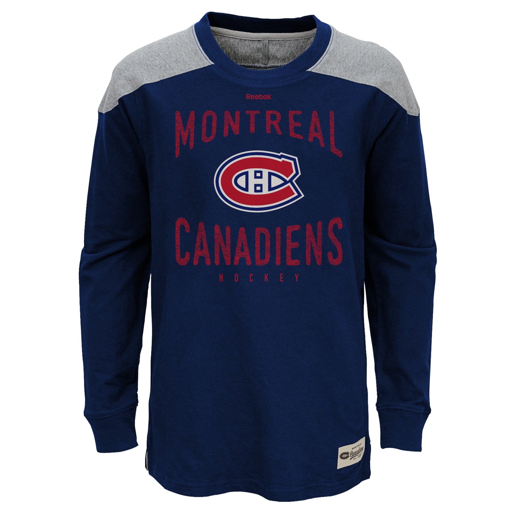 Youth Montreal Canadiens Long Sleeve Brit Shirt - Pro League Sports Collectibles Inc.