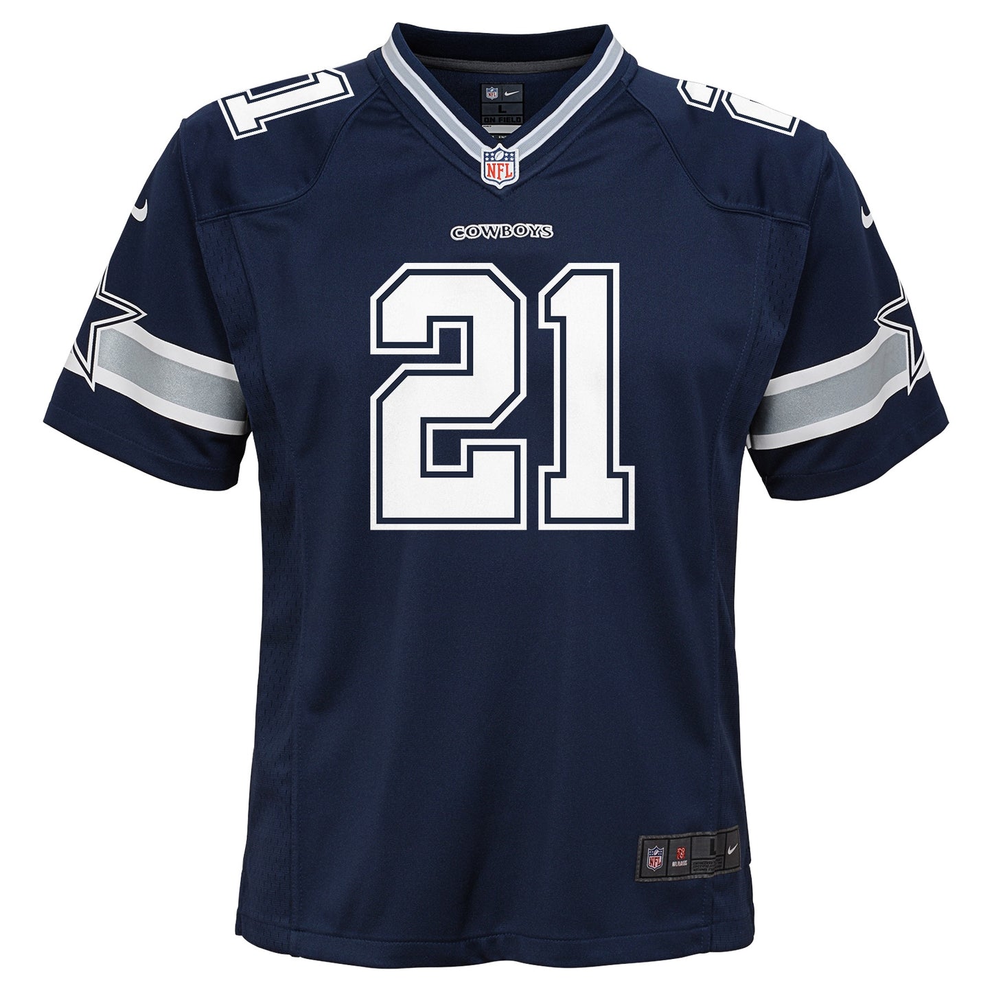 Youth Ezekiel Elliott #21 Navy Dallas Cowboys Nike - Game Jersey - Pro League Sports Collectibles Inc.