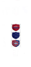 Youth Montreal Canadiens FOCO NHL Face Mask Covers 3 Pack - Pro League Sports Collectibles Inc.