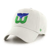 Hartford Whalers Vintage Gray Clean Up '47 Brand Adjustable Hat - Pro League Sports Collectibles Inc.