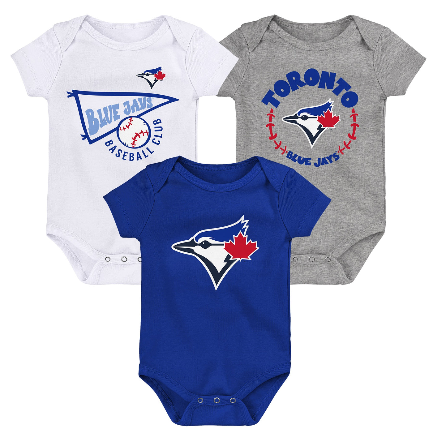 Newborn & Infant Toronto Blue Jays Nike White Official Jersey - Romper