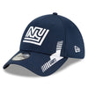 New York Giants 2021 New Era NFL Sideline Home Alternate Navy 39THIRTY Flex Hat - Pro League Sports Collectibles Inc.