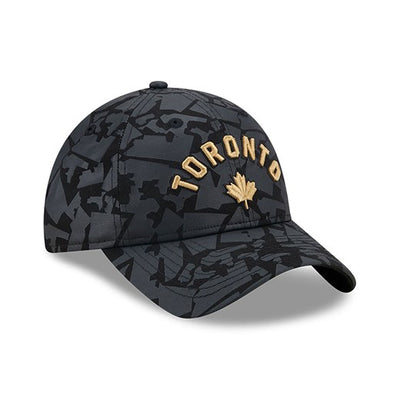 Toronto Raptors Authentics City Edition Dark Grey 9TWENTY Adjustable Hat - Pro League Sports Collectibles Inc.