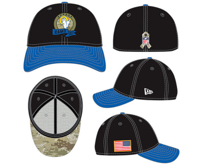 Los Angeles Rams New Era 2022 Salute To Service - 39THIRTY Flex Hat - Pro League Sports Collectibles Inc.