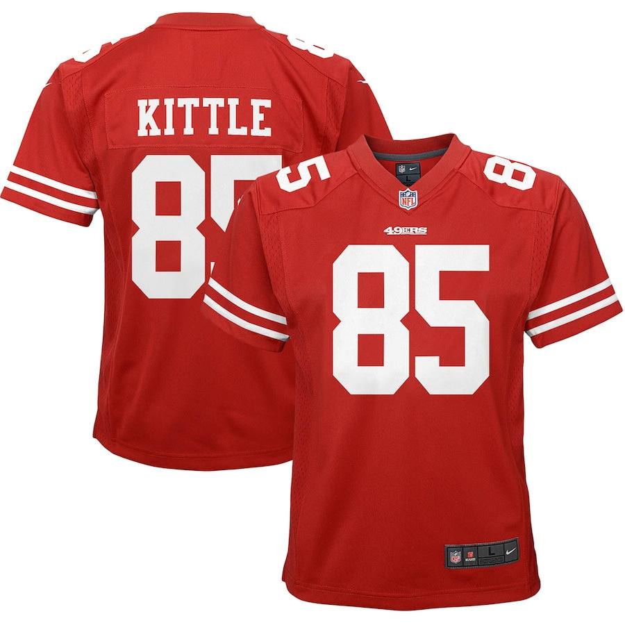 Nike / Youth San Francisco 49ers George Kittle #85 Red Game Jersey