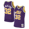 Karl Malone #32 Utah Jazz Mitchell & Ness 1991-92 Hardwood Classic Swingman Jersey - Pro League Sports Collectibles Inc.