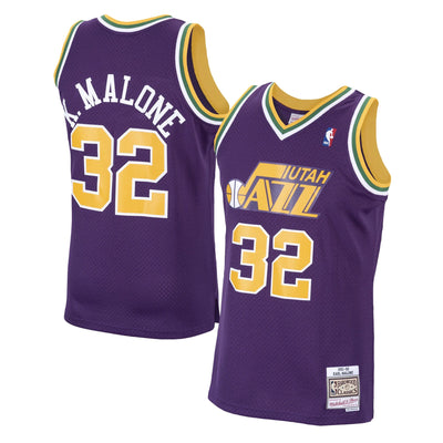 Karl Malone #32 Utah Jazz Mitchell & Ness 1991-92 Hardwood Classic Swingman Jersey - Pro League Sports Collectibles Inc.