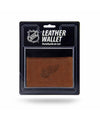 Detroit Red Wings NHL Trifold Leather Wallet - Pro League Sports Collectibles Inc.