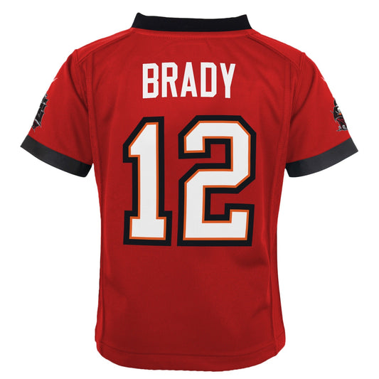 Infant Tom Brady Red Tampa Bay Buccaneers Nike - Game Jersey - Pro League Sports Collectibles Inc.