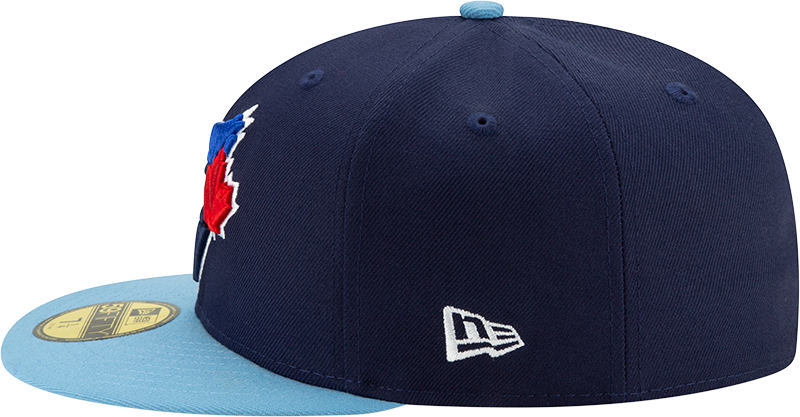 Youth Toronto Blue Jays Navy/ Light Blue New Alternate 4 Authentic Collection On-Field New Era - 59FIFTY Fitted Hat - Pro League Sports Collectibles Inc.