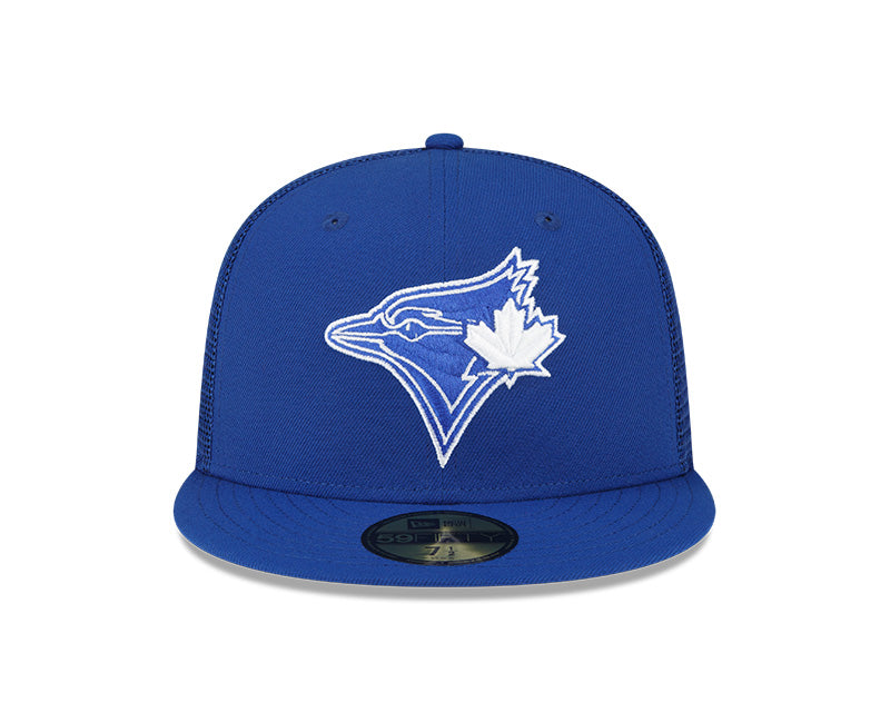 Toronto Blue Jays Royal New Era 2023 Spring Training Patch - Mesh 59FIFTY Fitted Hat - Pro League Sports Collectibles Inc.