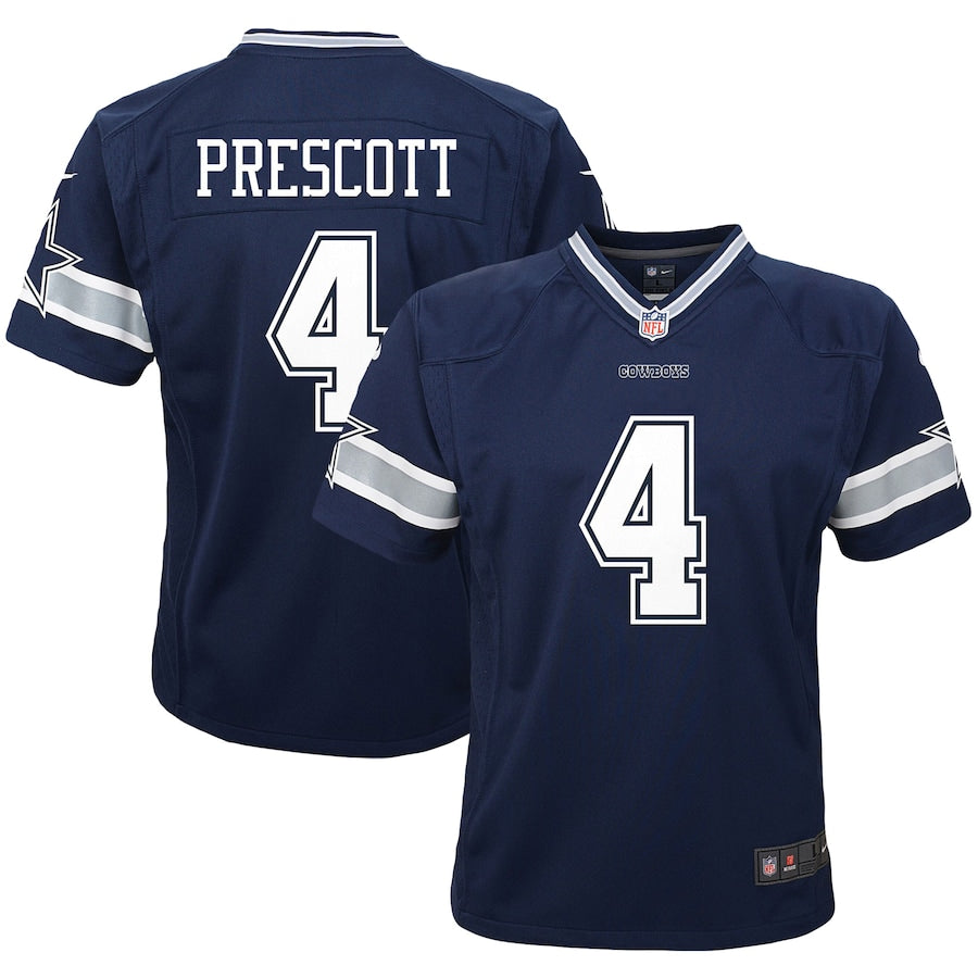 Men's Nike Dak Prescott Navy Dallas Cowboys Alternate Game Team Jersey