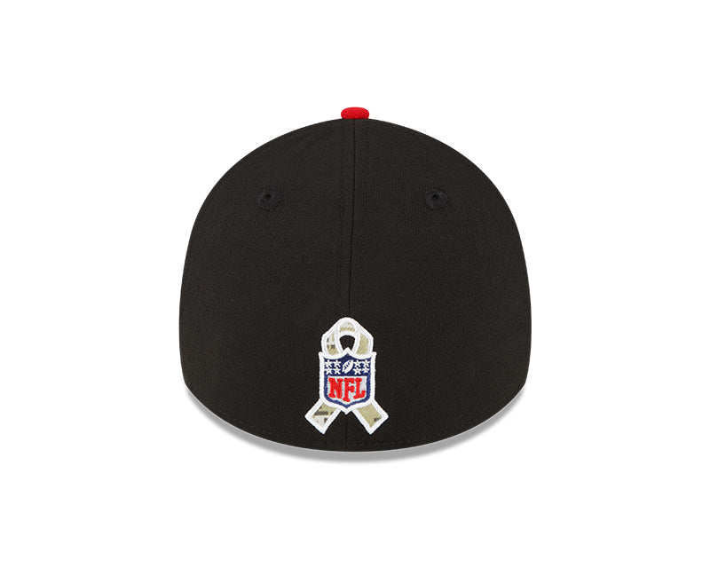 Cleveland Browns New Era 2022 Salute To Service 39THIRTY Flex Hat - Black/ Brown