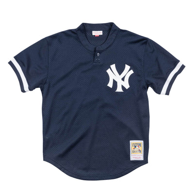 Derek Jeter #2 New York Yankees Mitchell & Ness 1995 Batting Practice Cooperstown Collection Navy Jersey - Pro League Sports Collectibles Inc.