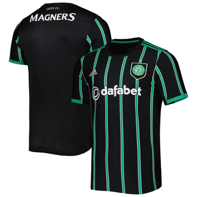 Celtic CFC Adidas 22-23 Black Road Jersey - Pro League Sports Collectibles Inc.