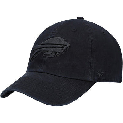 Buffalo Bills Black Clean Up '47 Brand Adjustable Hat - Pro League Sports Collectibles Inc.