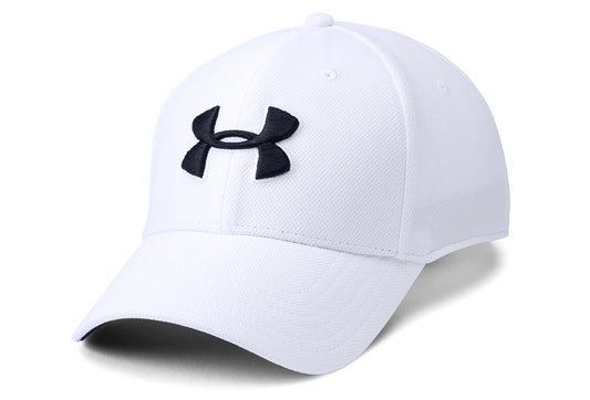 Under Armour Men's Blitzing 3.0 Stretch Fit Hat - White - Pro League Sports Collectibles Inc.