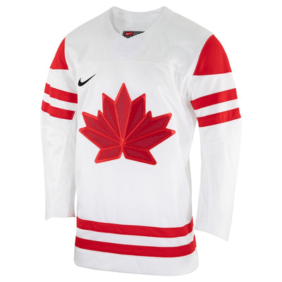Team Canada 2022 White Olympic Nike Replica Jersey - Pro League Sports Collectibles Inc.